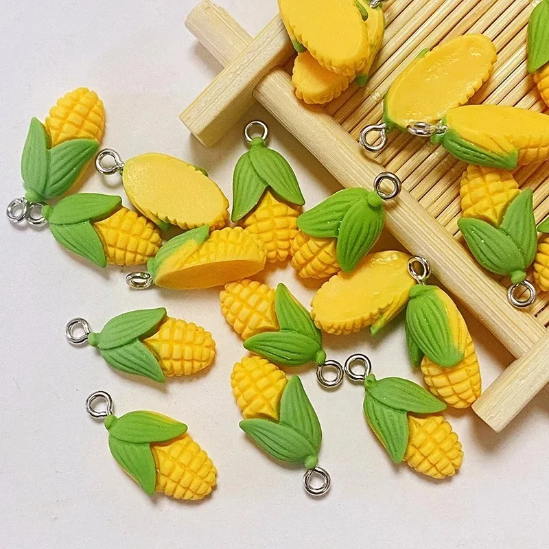 Resin Art Store - 20Pcs Funny Mini Corn Vegetable Resin