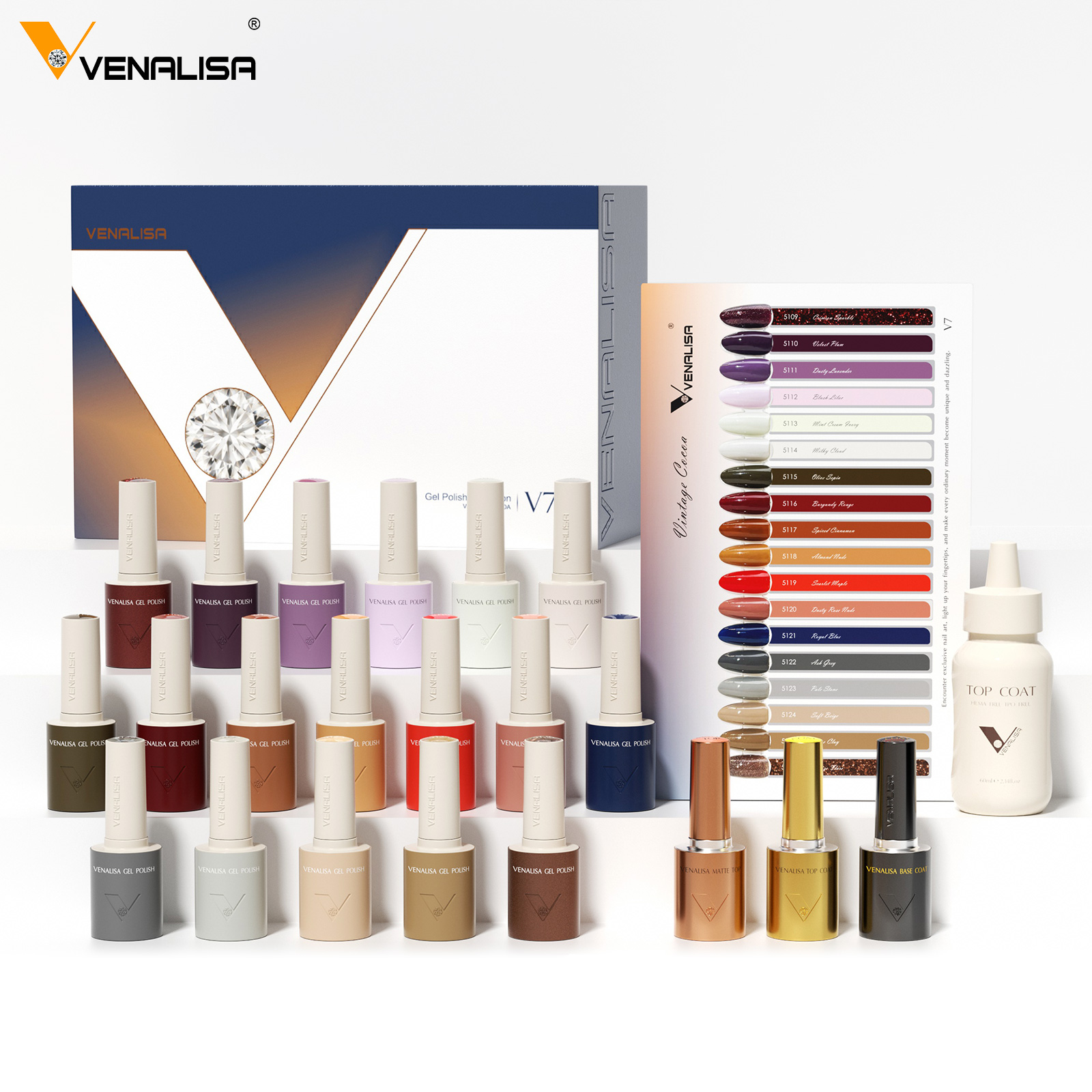 Resin Art Use - VENALISA V7 Gel Nail Polish 18