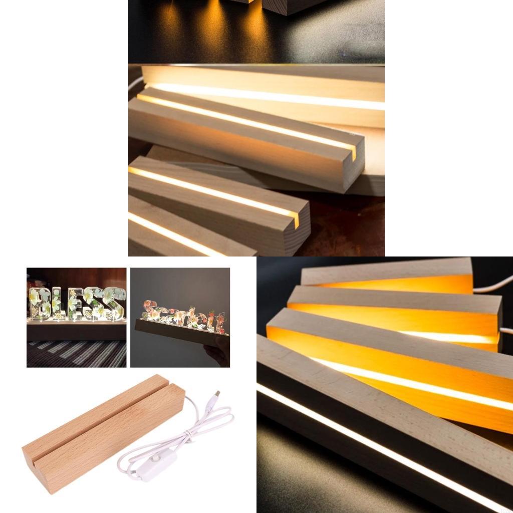 Resin Art Use - R3MC LED Display Base Rectangle Crystal