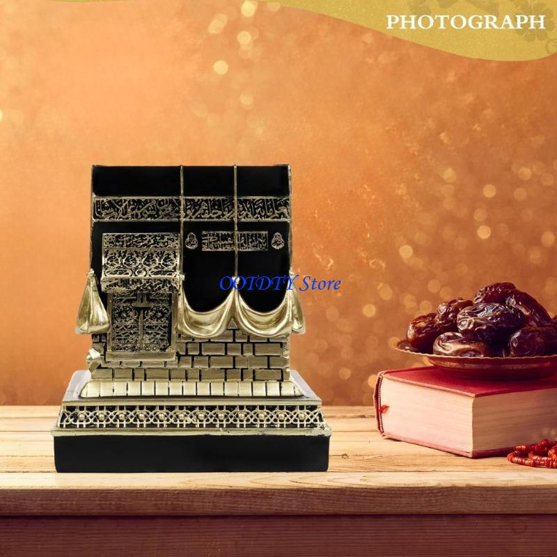 Resin Art For Anniversary Gift - 367A Kaba Replicas Model Showpiece Bookend