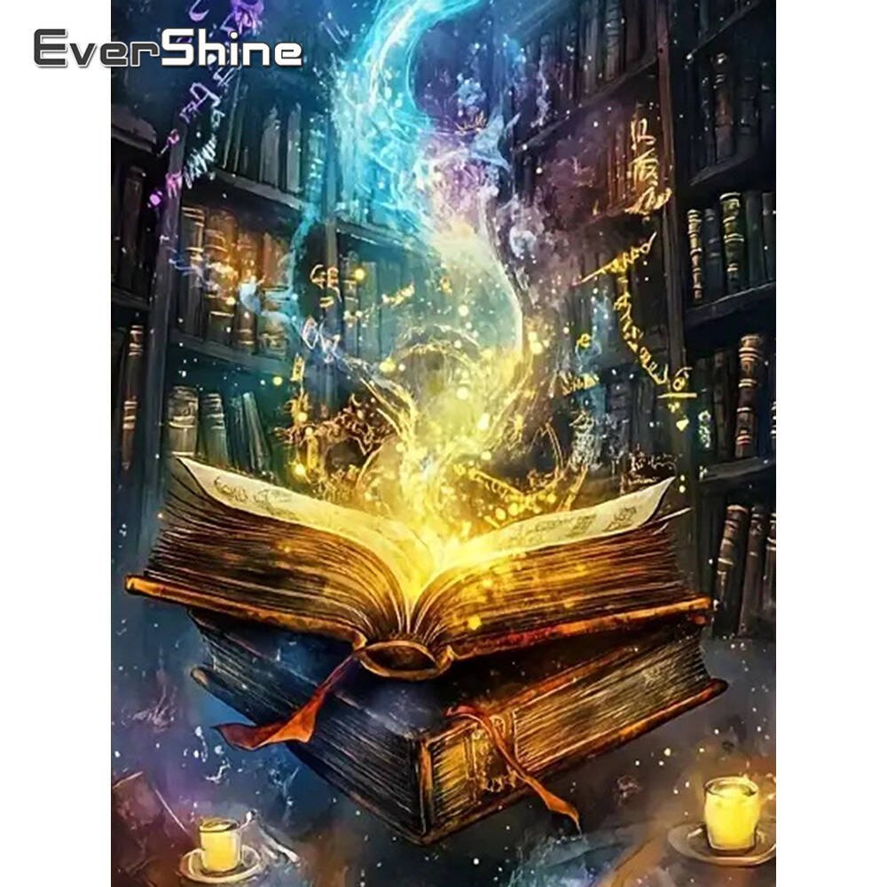 Resin Art Guide Book - Evershine DIY Diamond Mosaic Book Landscape