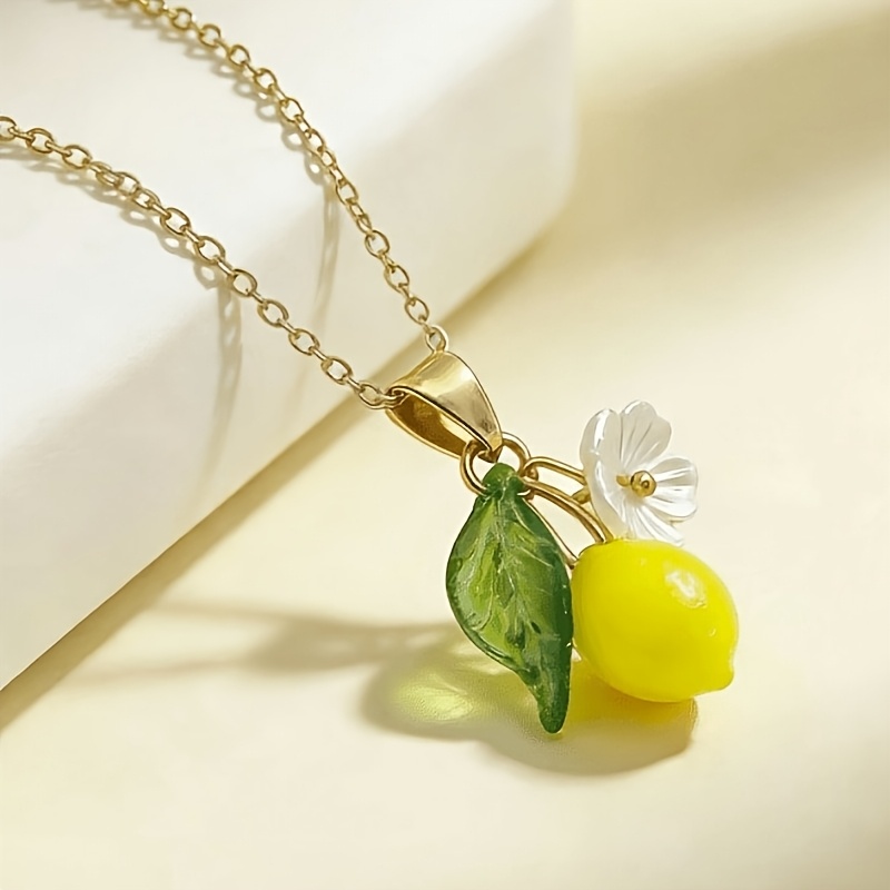 1Pc Fresh Cute Lemon Flower Re - Resin Art Store 评论和价格