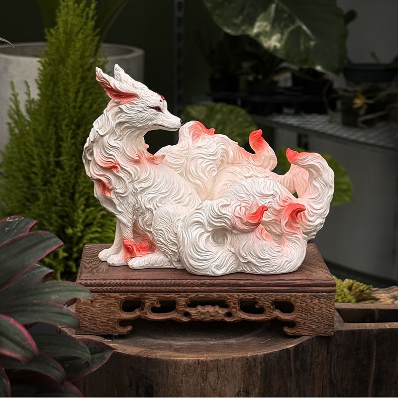Nine-Tailed Fox Ornaments Fox  - Resin Art For Anniversary Gift 评论和价格