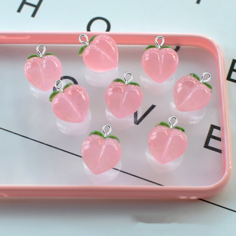 10Pcs New Transparent Peach Fl - Resin Art Store 评论和价格