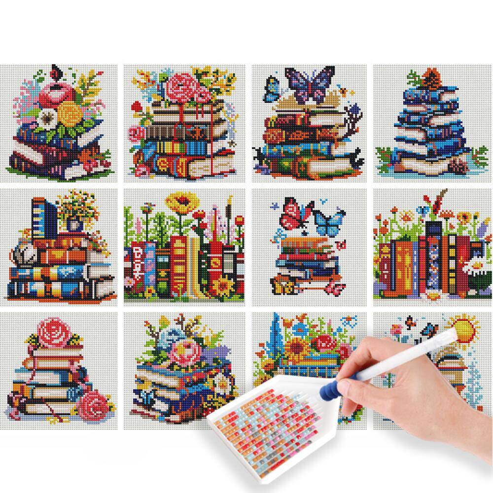 HUACAN 12pcs Landscape Mini Di - Resin Art Guide Book 评论和价格