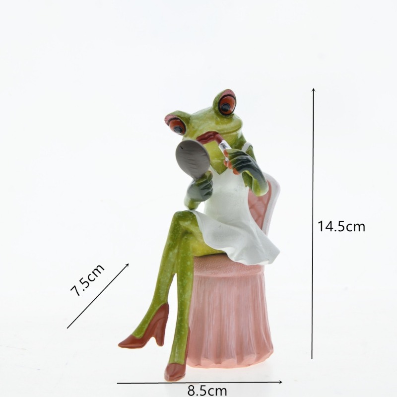 Business Couple Frog Resin Ani - Resin Art Business 评论和价格