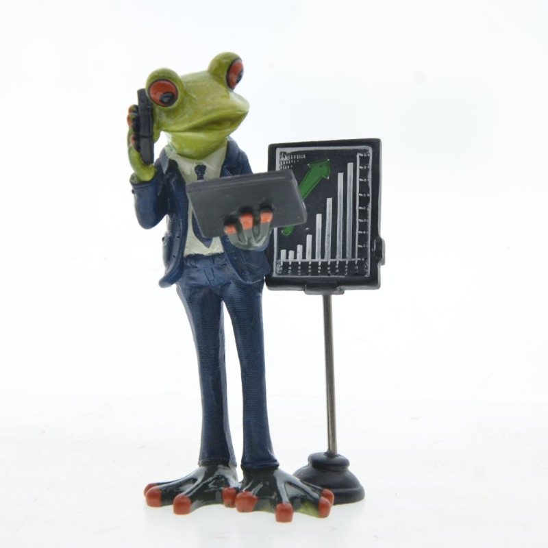 Business Couple Frog Resin Ani - Resin Art Business 评论和价格