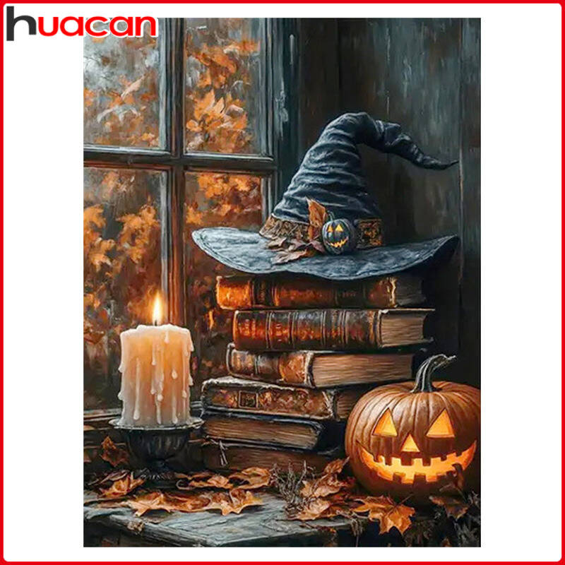 Huacan DIY Halloween Window Sc - Resin Art Guide Book 评论和价格