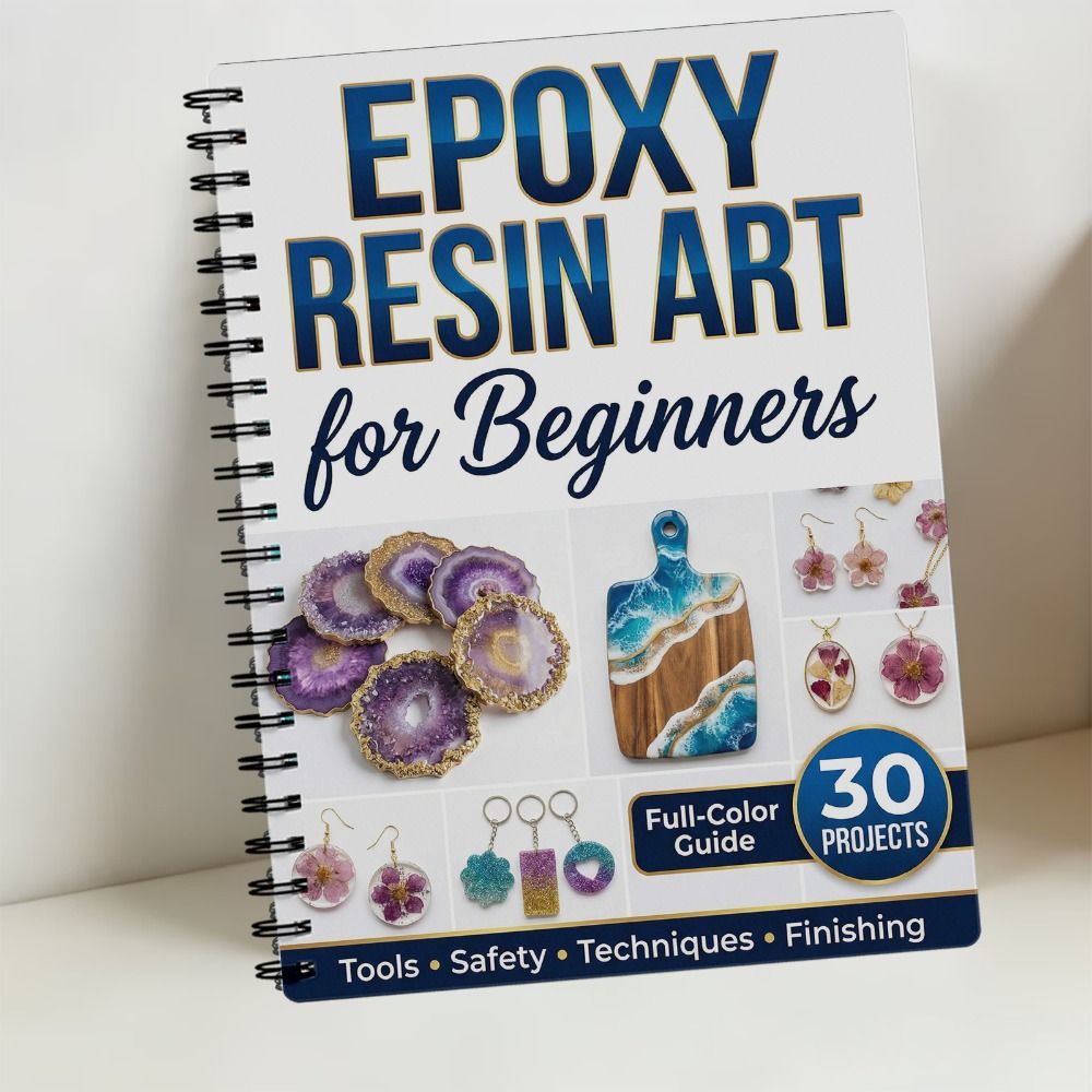 Step-by-Step Epoxy Resin Art H - Resin Art Guide Book 评论和价格