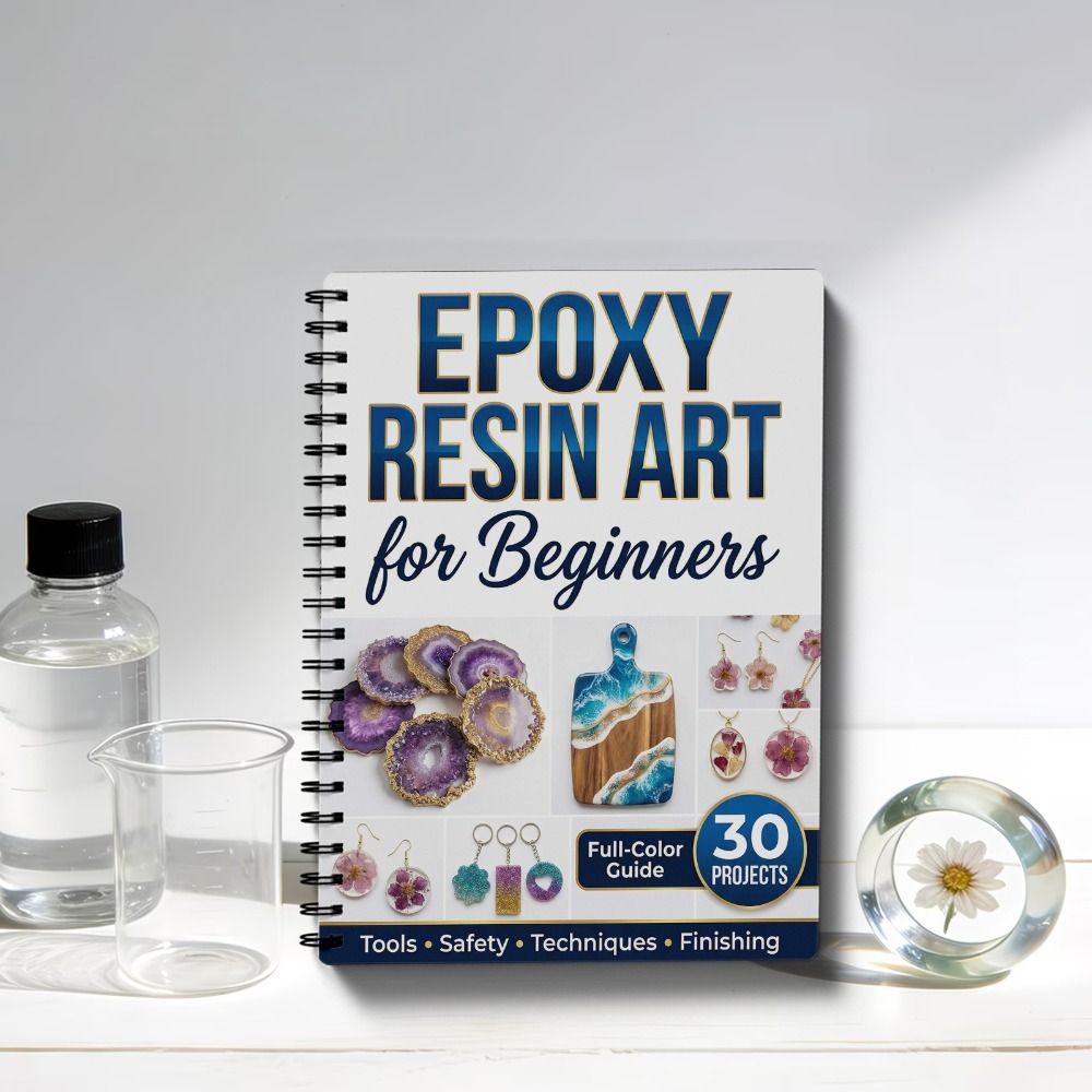 Step-by-Step Epoxy Resin Art H - Resin Art Guide Book 评论和价格