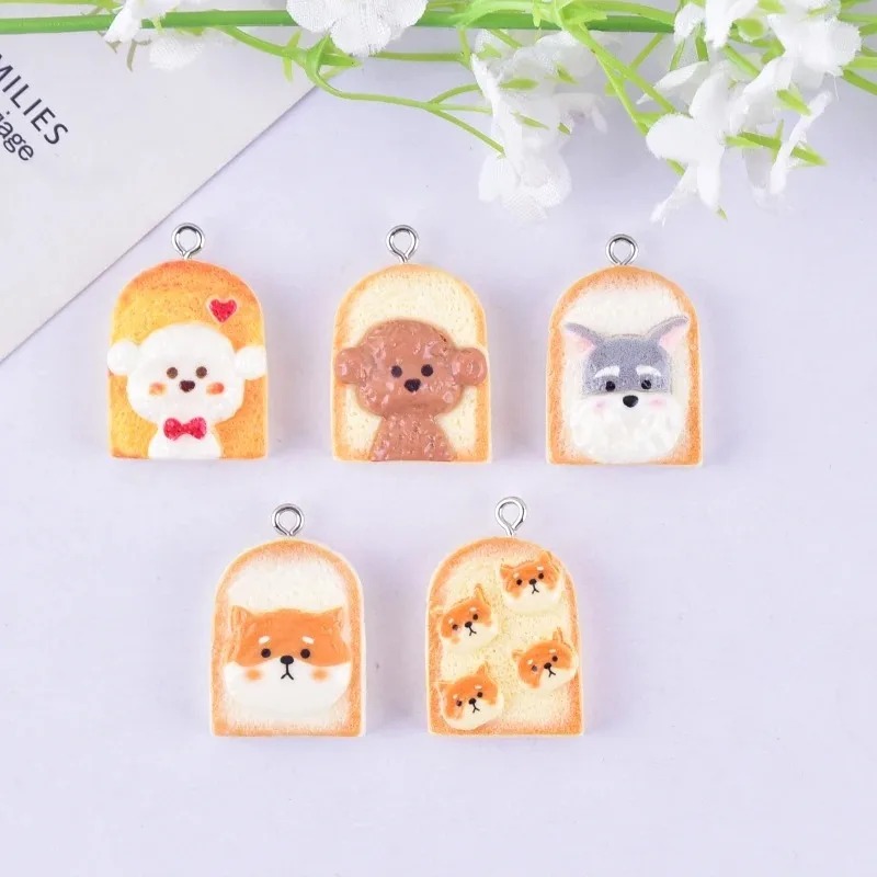 10Pcs Cute Toast Dog Resin Pen - Resin Art Store 评论和价格