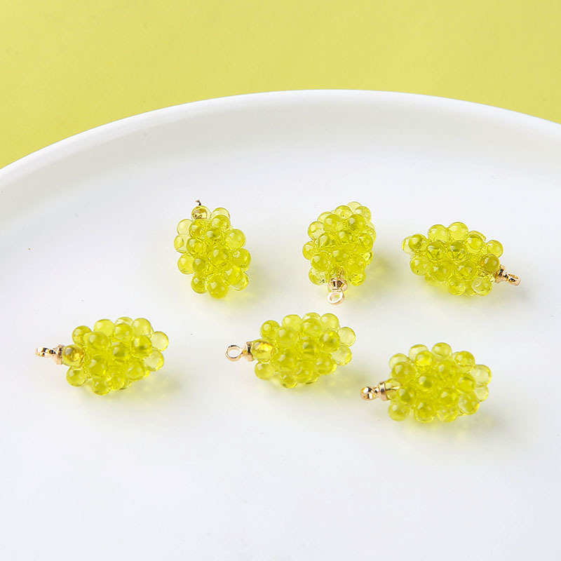 6pcs Cute Little Grapes Resin  - Resin Art Store 评论和价格