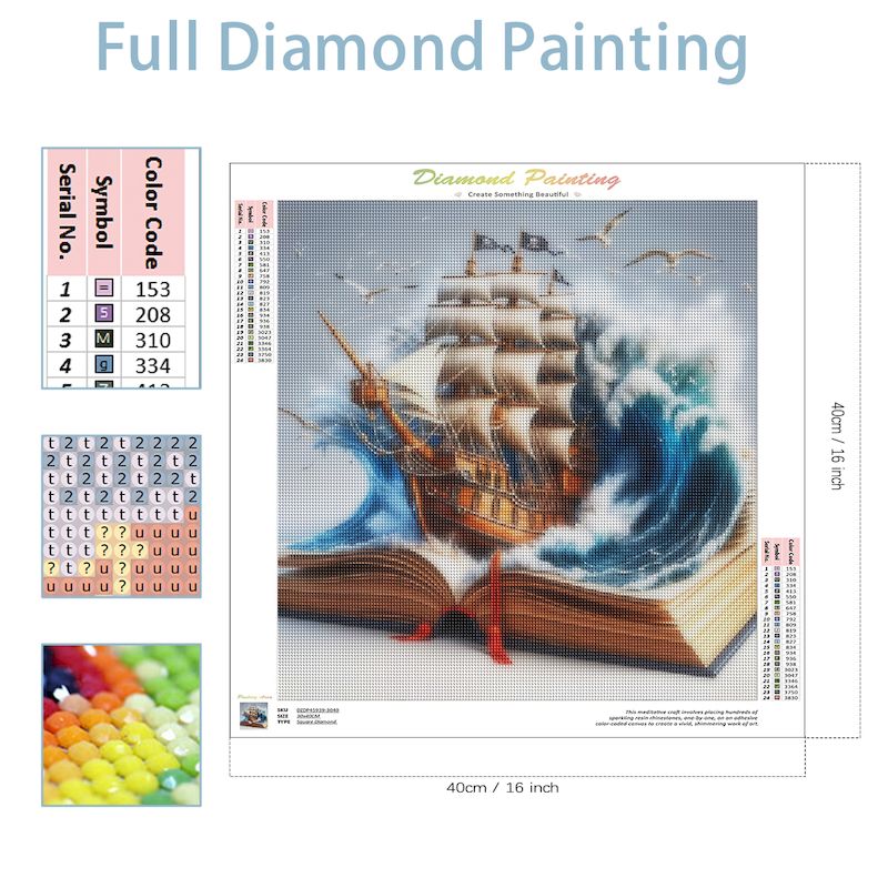 SDOYUNO Diy Diamond Mosaic Boo - Resin Art Guide Book 评论和价格