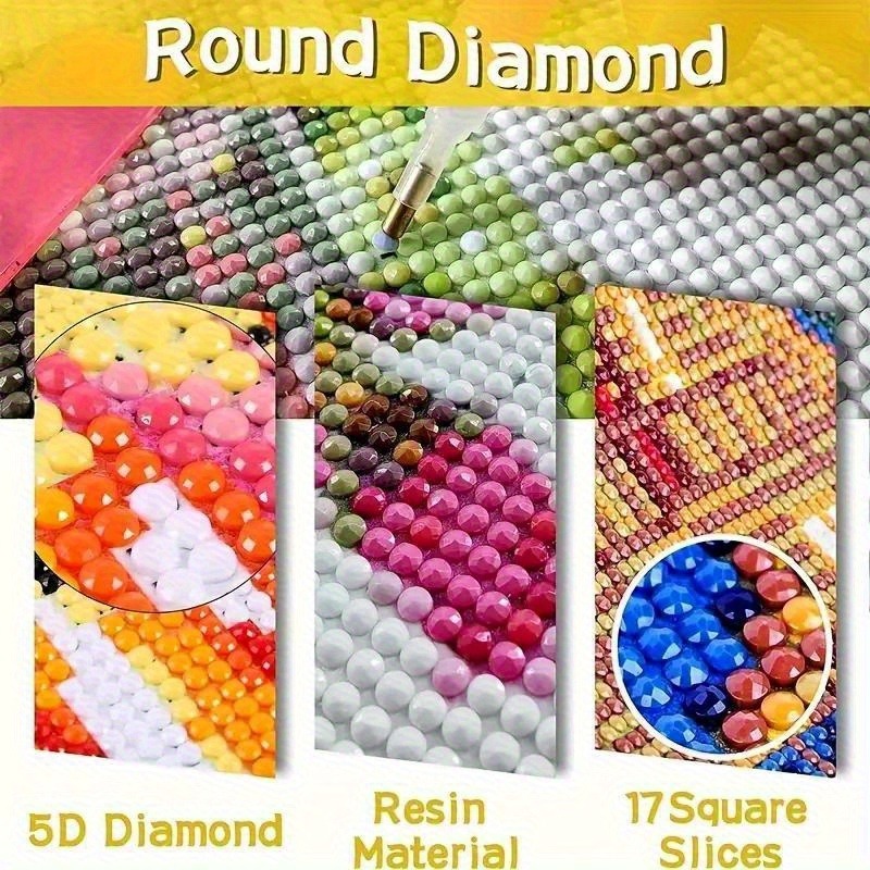 2D flat Elegant Diamond Decor  - Resin Art Business 评论和价格