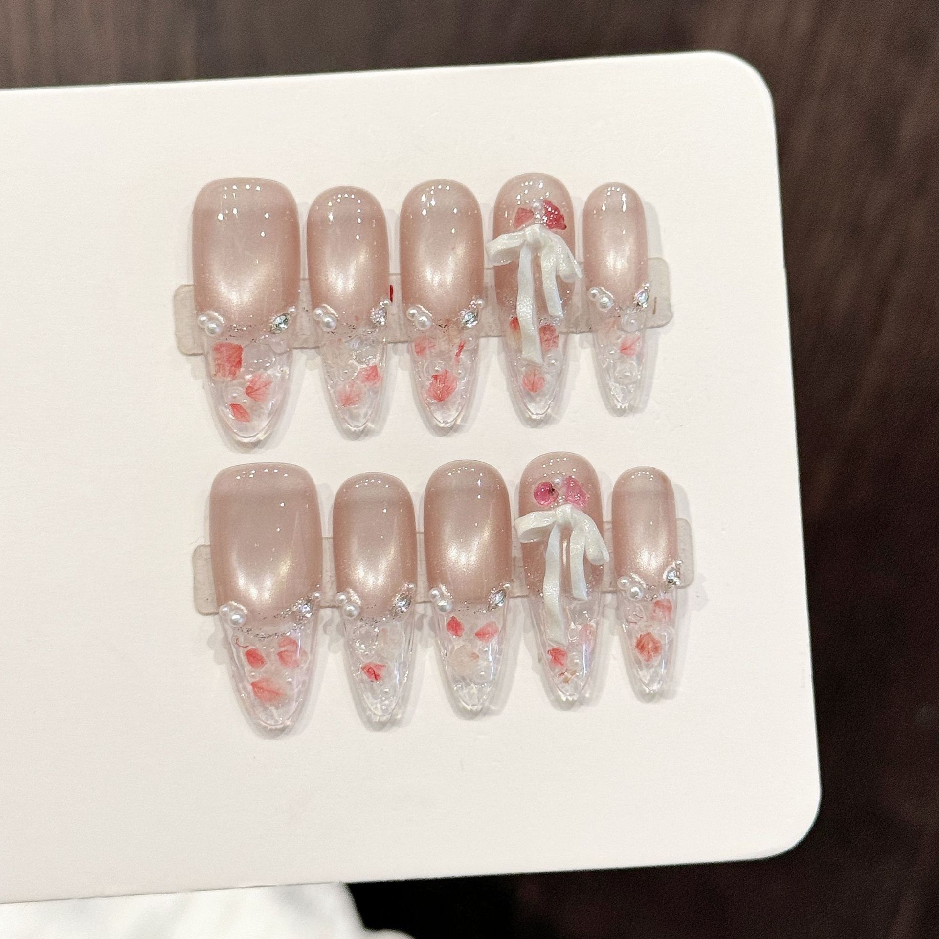 10pcs Pure Hand Pressed Long O - Resin Art Use 评论和价格