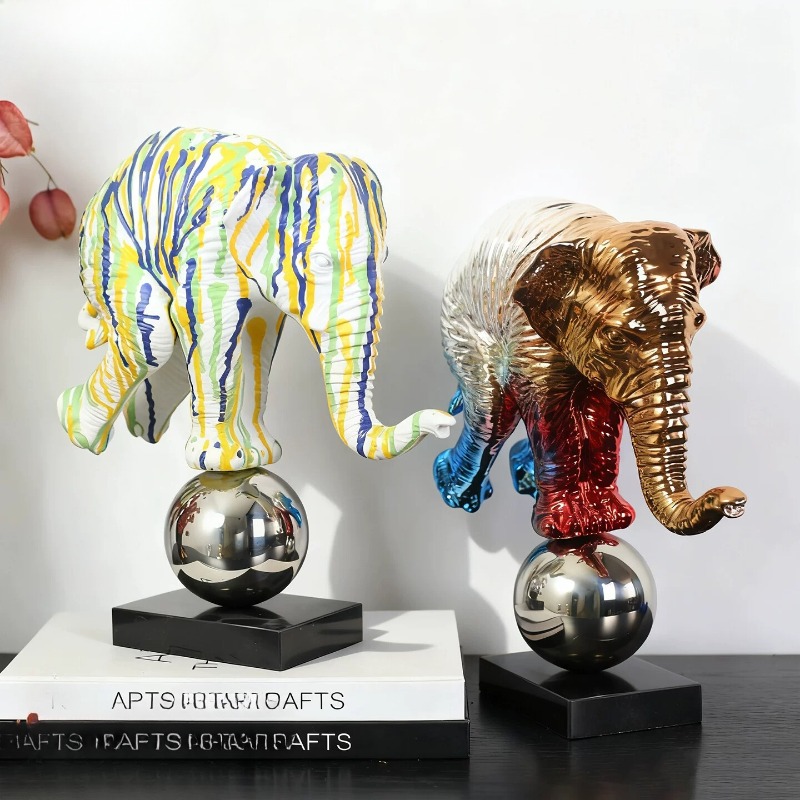Colorful Graffiti Elephant Sta - Resin Art For Anniversary Gift 评论和价格