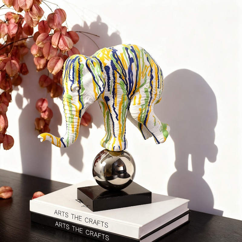 Colorful Graffiti Elephant Sta - Resin Art For Anniversary Gift 评论和价格