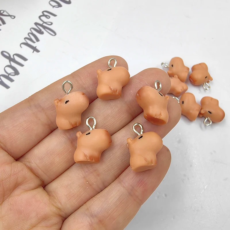 10pcs Cute Small Capybara Char - Resin Art Store 评论和价格