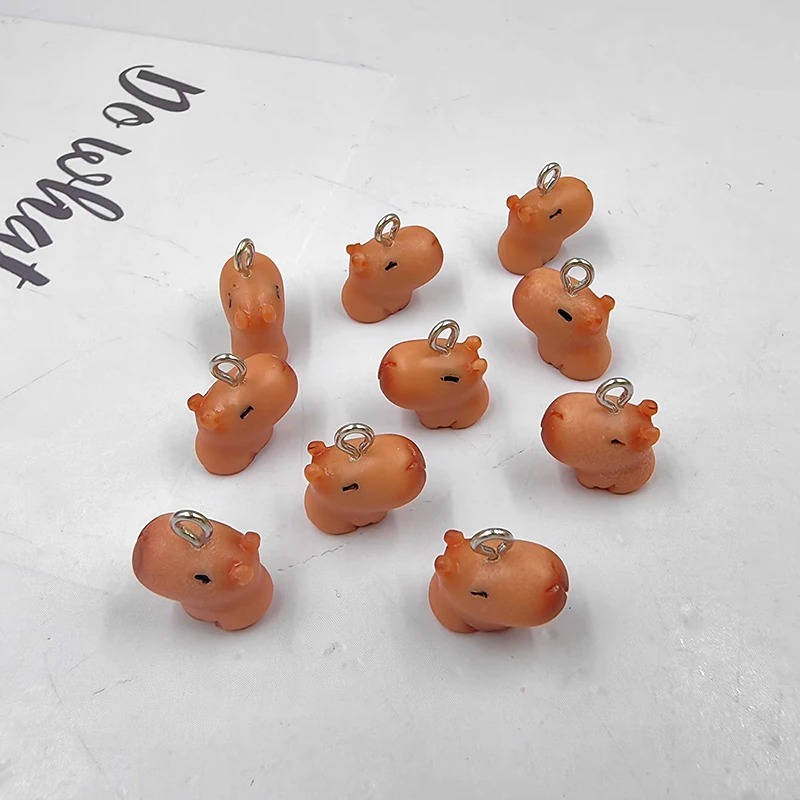 10pcs Cute Small Capybara Char - Resin Art Store 评论和价格