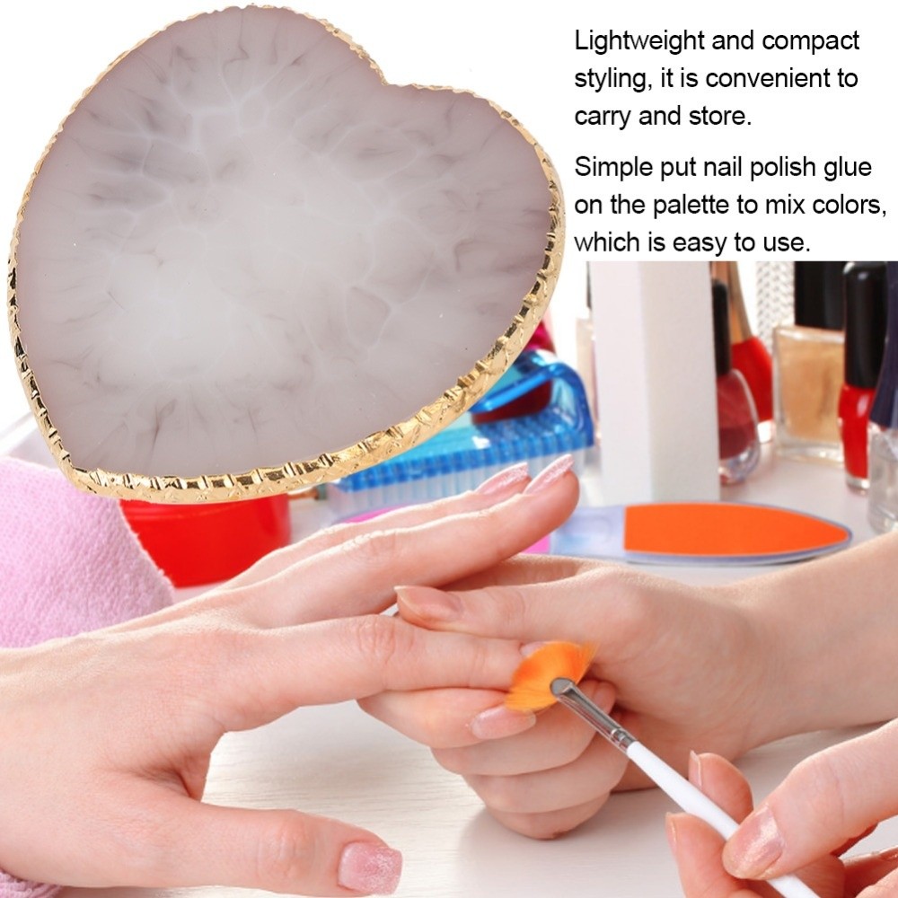 Delicate Heart Shaped Nail Art - Resin Art Use 评论和价格