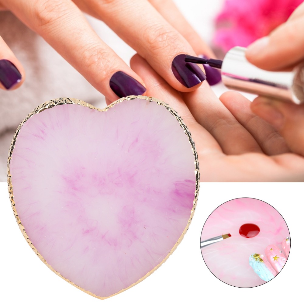 Delicate Heart Shaped Nail Art - Resin Art Use 评论和价格