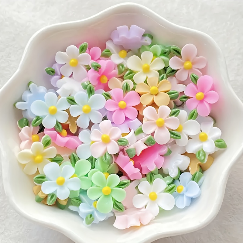 20pcs Resin Mini Flower and Le - Resin Art Use 评论和价格