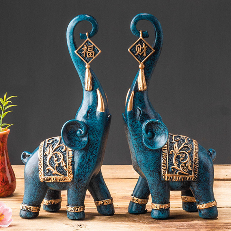 One Pair Chinese Style Lucky W - Resin Art For Anniversary Gift 评论和价格
