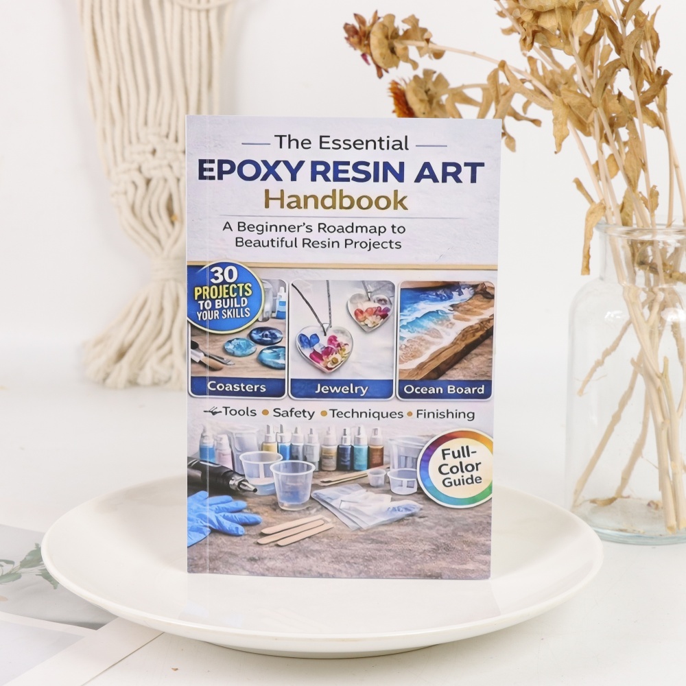 Epoxy Resin Art Handbook, 30 D - Resin Art Guide Book 评论和价格