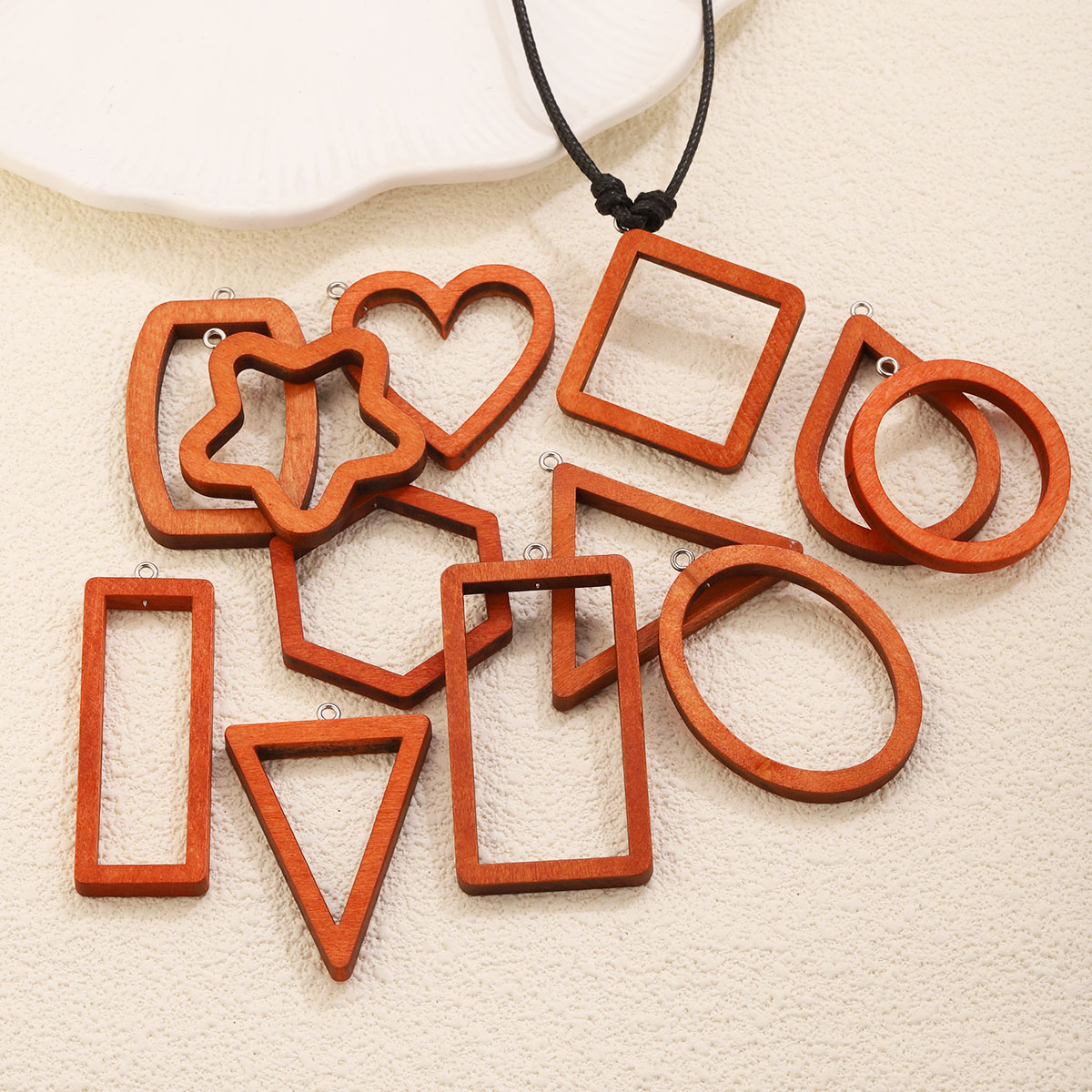 10PCS Triangle Rectangle Wood  - Resin Art Store 评论和价格