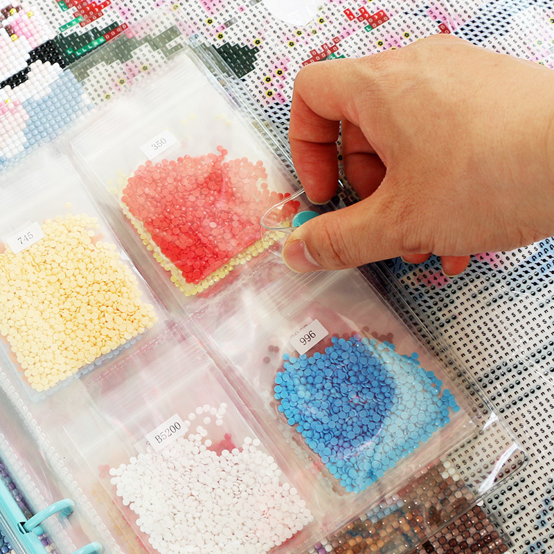 HOMFUN 113pcs Diamond Painting - Resin Art Guide Book 评论和价格