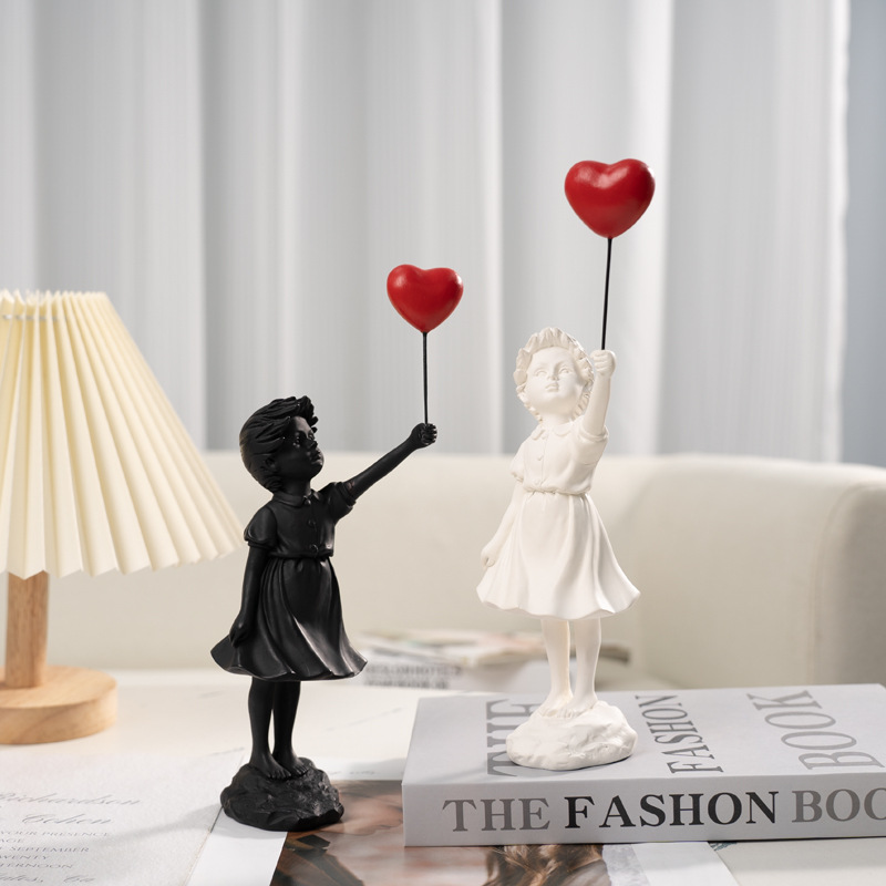 Banksy Statuette Art Crafts Tr - Resin Art For Anniversary Gift 评论和价格