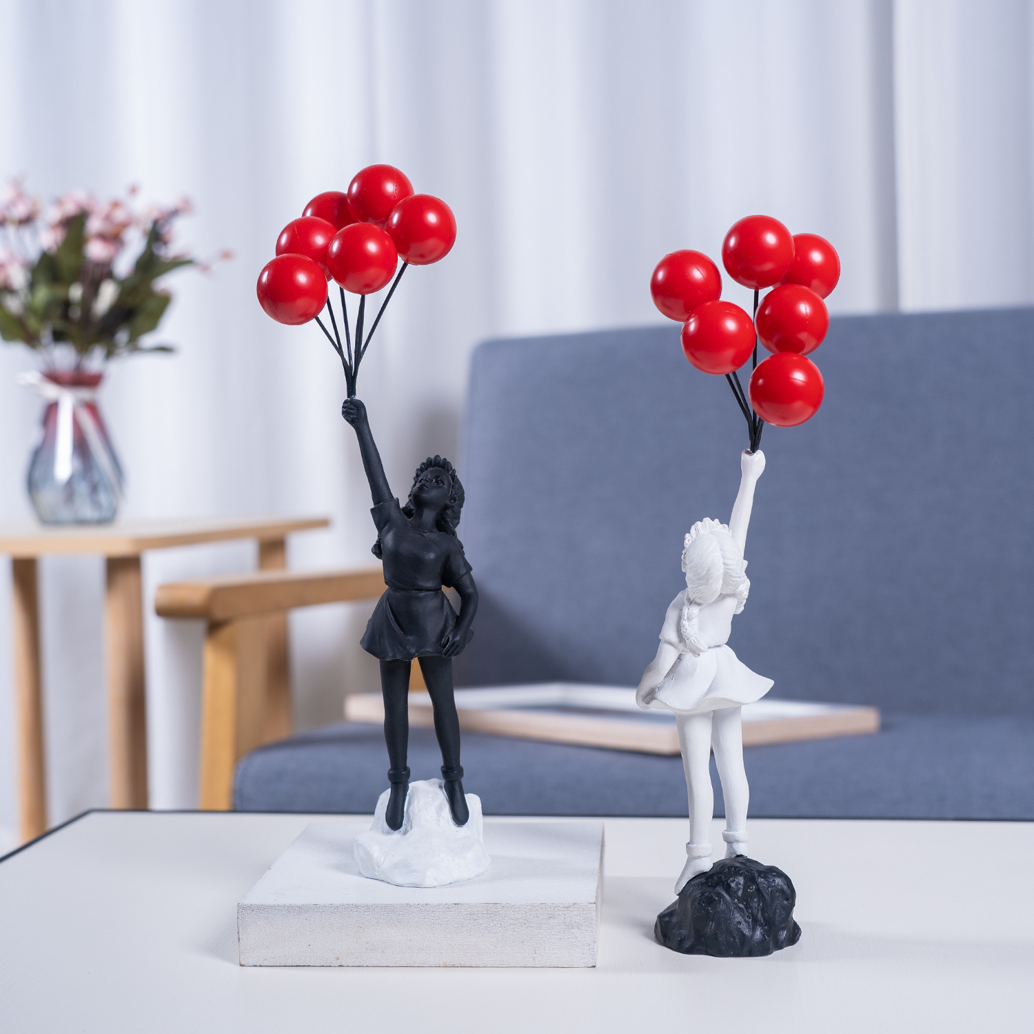 Banksy Statuette Art Crafts Tr - Resin Art For Anniversary Gift 评论和价格